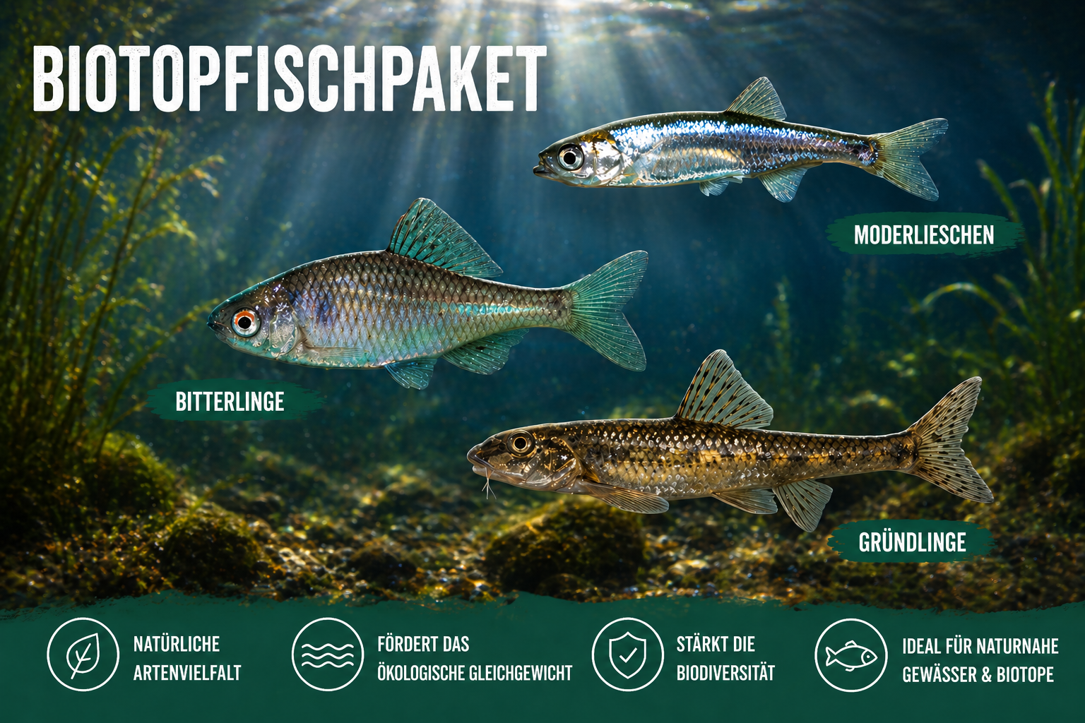 Biotopfisch Mix "frachtfrei"